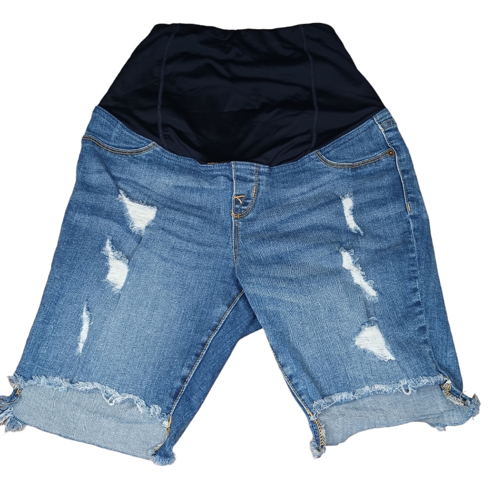 Isabel maternity Bermuda shorts